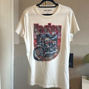 NWT - Harley-Davidson® Women's Retro Bike Graphic Tee - Size Large